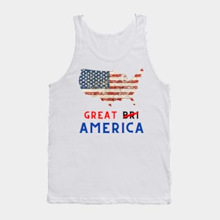 Independence Day Great America White Tank Top